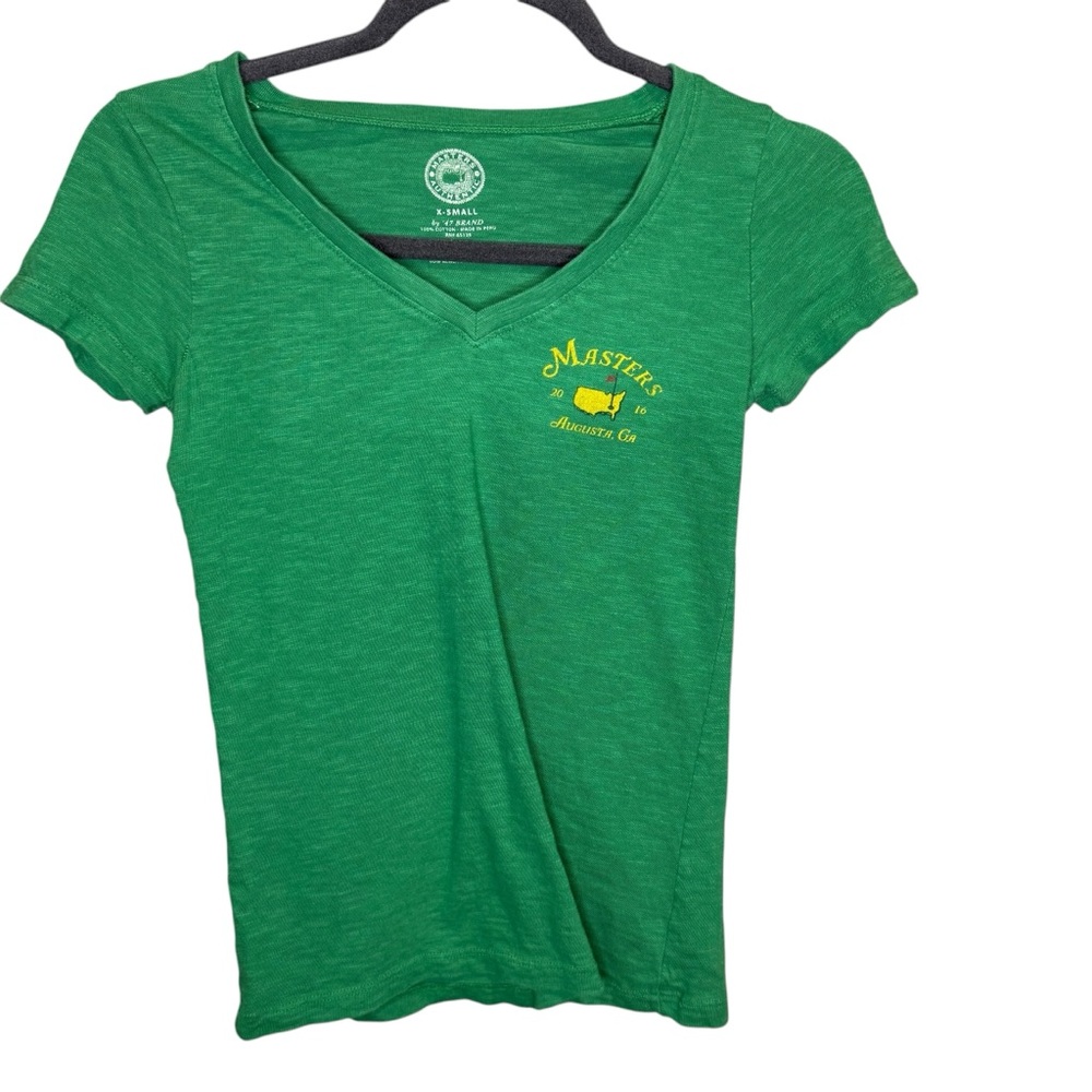 Masters 2016 Women’s V-Neck X-Small T-Shirt ‘47 ‎ Augusta,Ga